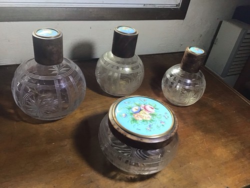 Crystal toilet set - , bramble
