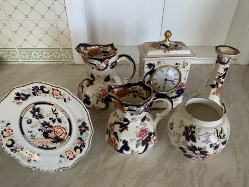 Masons pottery mandalay blue - pottery,