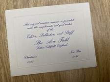 Genuine section of cover fabric from R.100 airship in a presentation card RARE