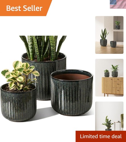 Set dark olive ceramic - set, of