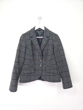 Boden Blazer Size 14 Grey Navy