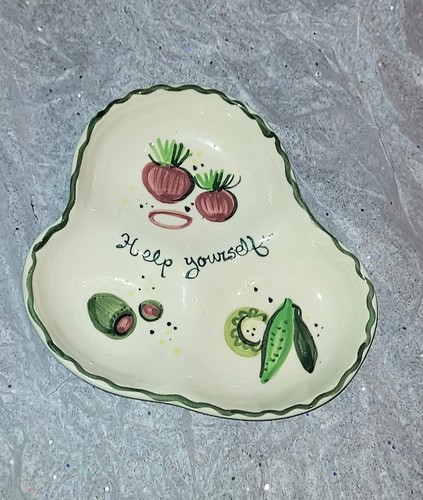 Vintage divided relish dish - vintage,