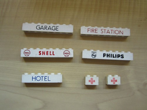 Lego 1960s vintage painted - lego,