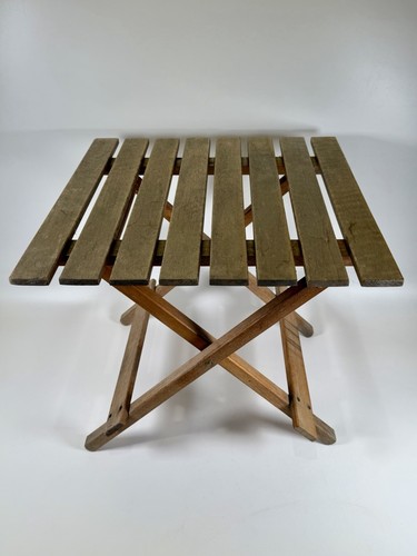Vintage folding wooden garden - folding,