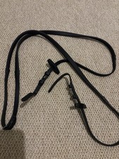 Dever Ascot Biogrip Pony/Cob Reins Black Leather