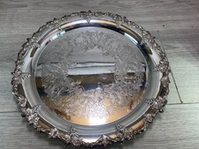 Vintage Silver Plated Footed