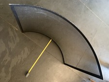 ❌JOTUL 6 FIRE SCREEN SPARK GUARD 26”x24” CURVED OPEN STOVE LOG BURNER MESH