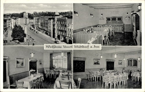 Postcard mühldorf inn - mühldorf, am