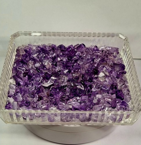 Amethyst crystal stone - crystal, chips