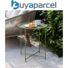 Garden Trading Rive Droite Bistro Coffee Side Table Thistle Green Outdoor Indoor