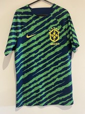 Brazil Pre Match Football Shirt 2022/23 Men’s Small