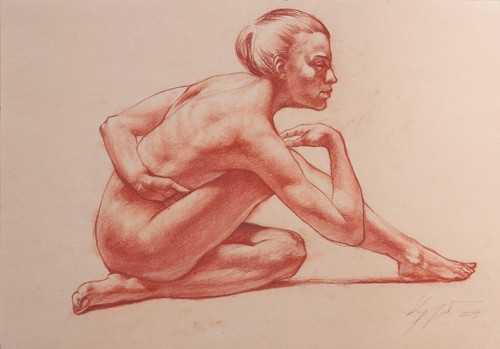 Original nude drawing - n, 4/drawing