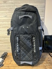 Oakley Black Roller Travel Bag Luggage Suitcase Y2K Opium Tactical