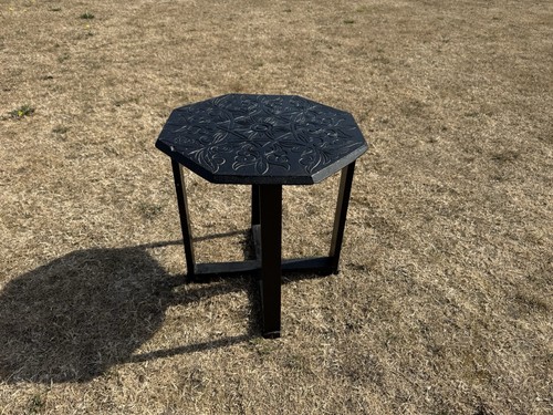 Vintage octagonal side - side, table