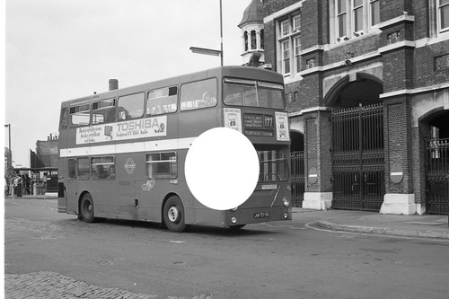 London transport bus w - bus, b
