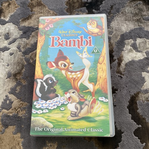 Bambi disney vhs tape - bambi,