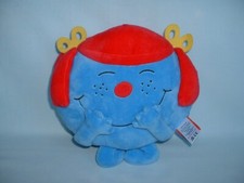 MR MEN 10" LITTLE MISS GIGGLES COMIC RELIEF RED NOSE DAY Cuddly Soft Plush Toy