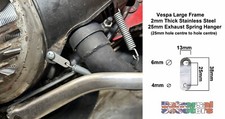 Vespa Exhaust Spring Mounting
