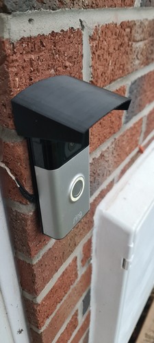 Door bell sun shade - door,