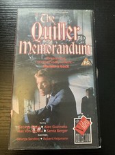 The Quiller Memorandum VHS very Rare Alec Guiness George Segal Michael Anderson