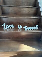 Love is Sweet Wedding Sign