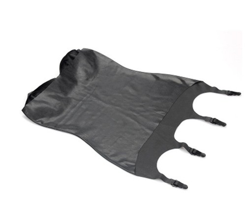 Womens black strapless latex - black,