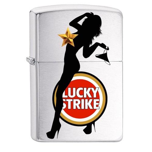Zippo lucky strike anime girl - lucky,