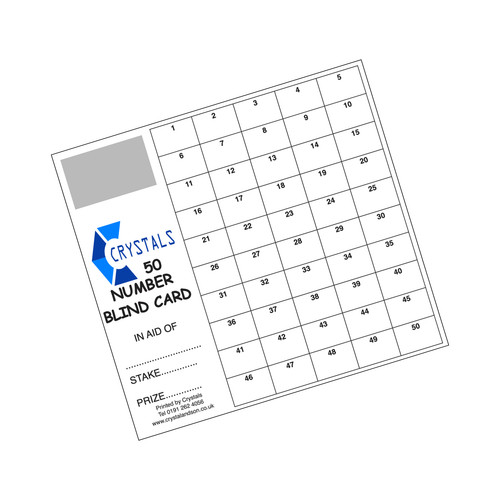 Blind card 50 scratch - card, 1