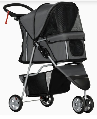 Pawhut folding wheel pet - 3,