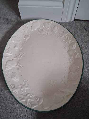 Vintage large oval seashell - vintage,