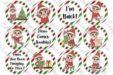 Elf Shelf Cupcake Toppers
