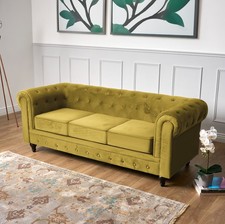 Chesterfield Sofa Suite Velvet