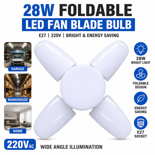 28w foldable led - foldable, garage