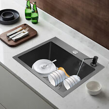 Black Inset Kitchen Sink