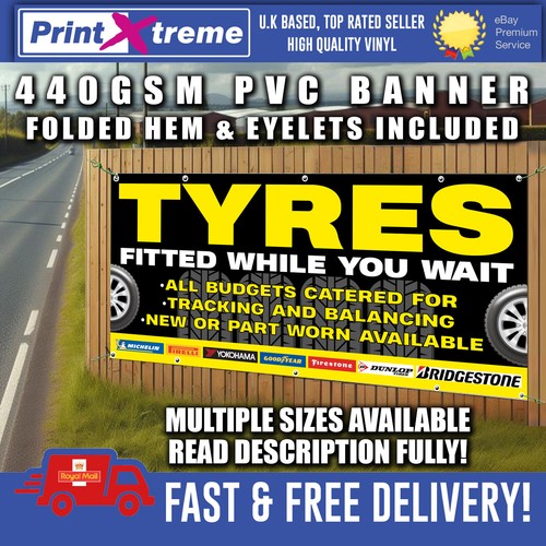 Tyre shop banner - shop, sign