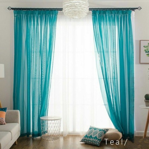 Sheer tone voile curtain panel - curtain,