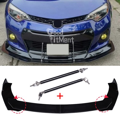Gloss front bumper lip - front,