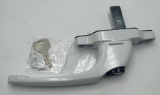 Cadenza Aluminium White Window Handle (spaded)  Driven   Left SECONDS