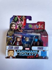 MARVEL GUARDIANS MINIMATES SERIES YONDU & STAR-LORD MINI ACTION FIGURE SET