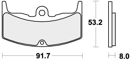 Sbs brake pads - sbs, honda