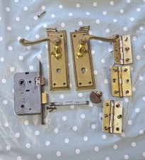 Antique Brass Georgian Scroll