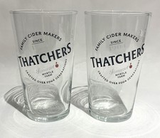 2 x Thatchers Cider Pint Glass