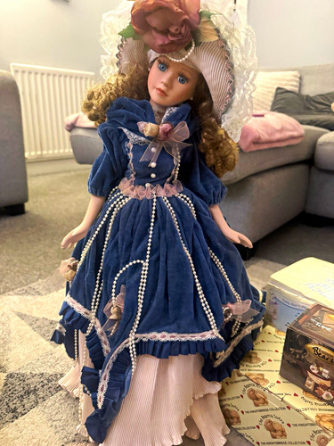 Vintage porcelain doll