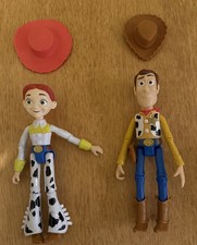 Disney Pixar 2017 Mattell Toy Story Woody  9” Figure NO Hat. Jointed Posable 