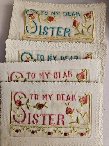Wwi silk embroidered - 8,