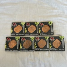 7 x Jurassic Park The Lost World Collectable Coins - No’s 1, 2,3,4,5,6 & 8