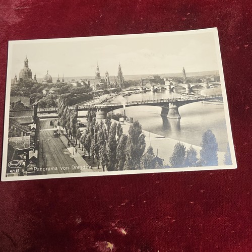 Old postcard panorama - old,