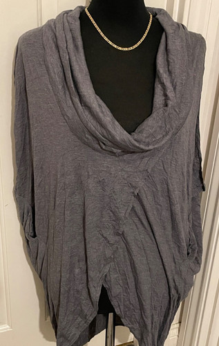 Yong kim cowl - tunic, grey