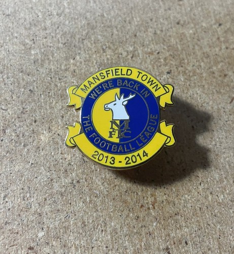Mansfield town enamel football - mansfield,