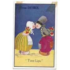 DRYMEN Two Lips, Comic Postcard by ETW Dennis Unposted